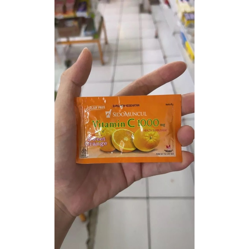 sidomuncul vitamin c1000 isi 12 - sidomuncul vitamin c1000 jeruk