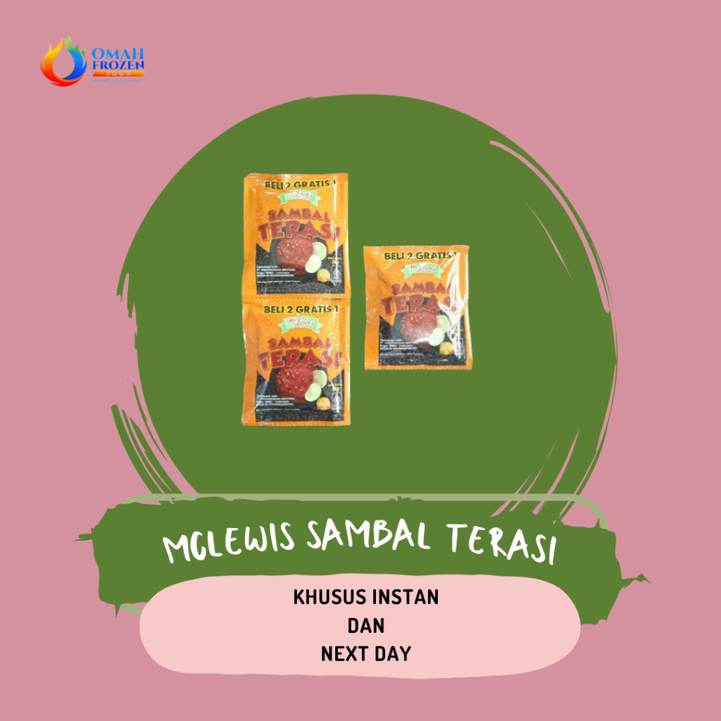 

Mclewis Sambal Terasi Sachet (KHUSUS INSTANT & NEXT DAY)