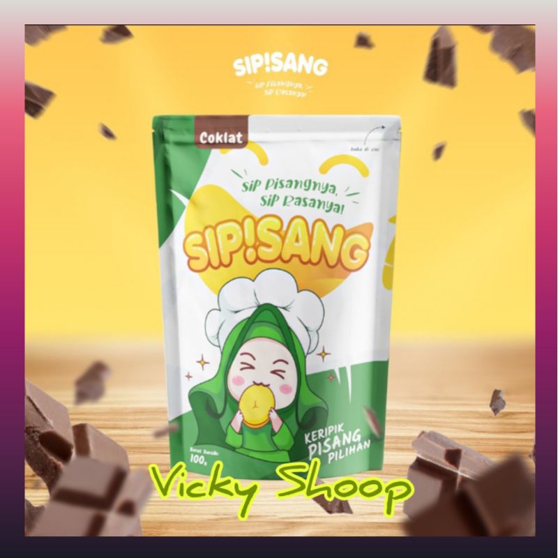 

Keripik pisang 100 Gram Sipisang Rasa Cokelat Keripik pisang murah gurih enak