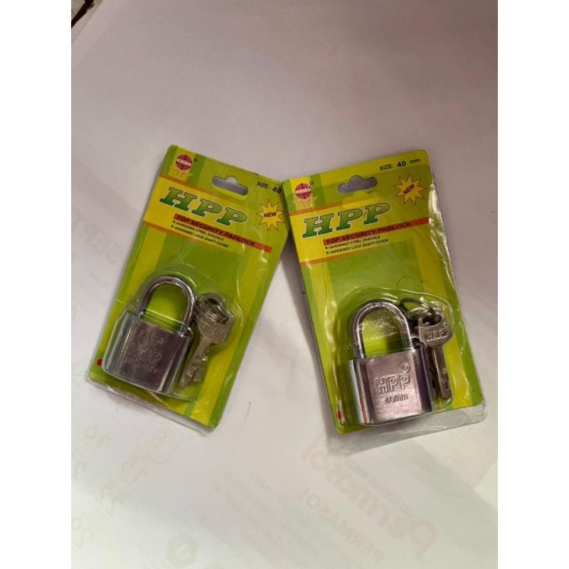 ￼gembok / gembok hpp panjang 40mm / gembok hpp pendek  40mm / kunci pagar / kunci rumah / gembok pag