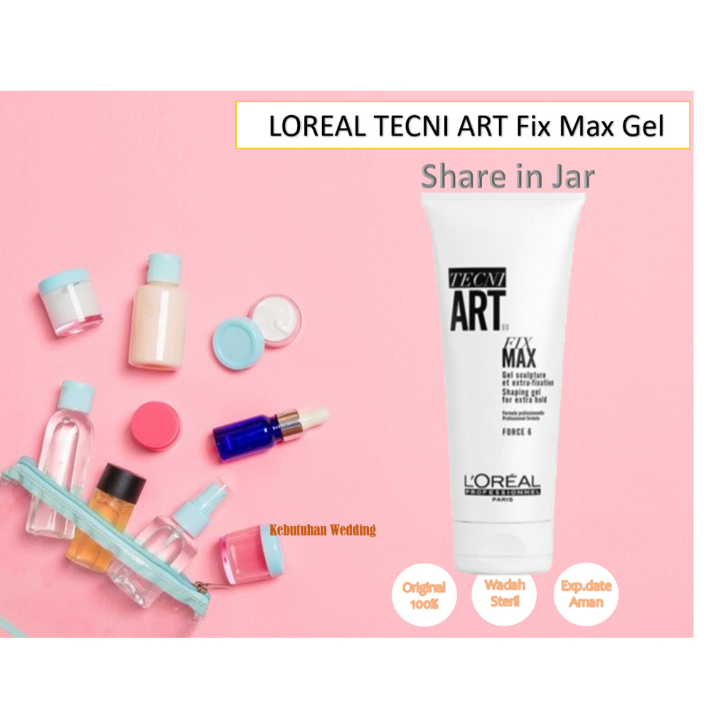 ( SHARE IN JAR ) LOREAL Tecni Art Fix Max Gel Styling RAmbut