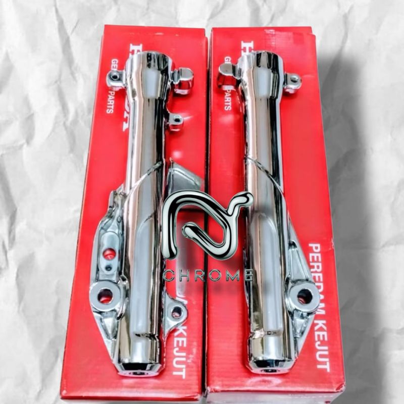 shock pcx chrome original pcx150/pcx160 original honda 100%