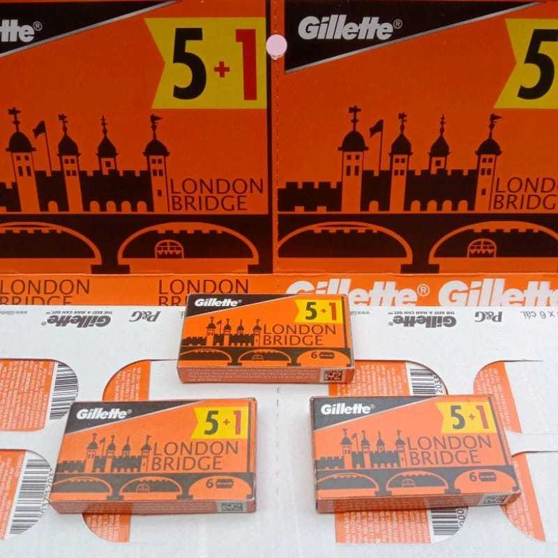 (GROSIR) Gillette London Bridge Pisau cukur silet