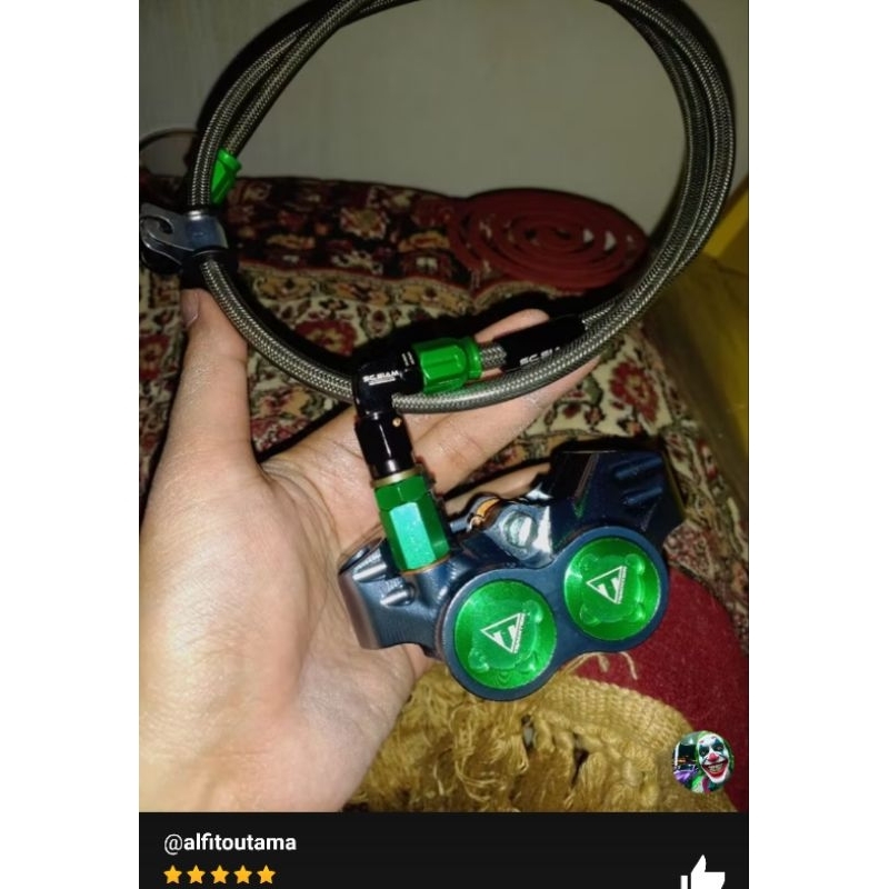 Sambungan Selang Rem Drat Halus Ke Kaliper Drat Halus Selang Drat Halus Swist