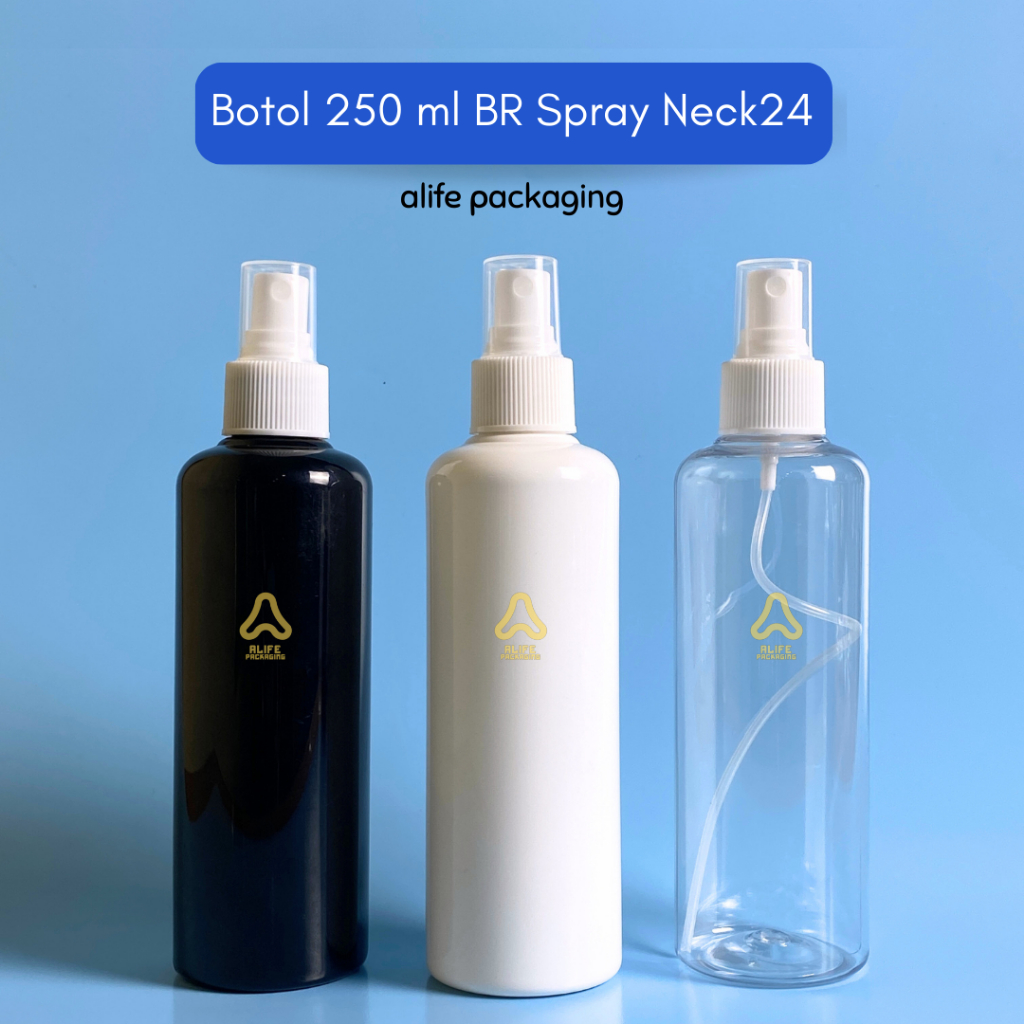 Botol Spray 250 ml | Botol Plastik 250 ml Spray | Botol 250 ml Spray - BR