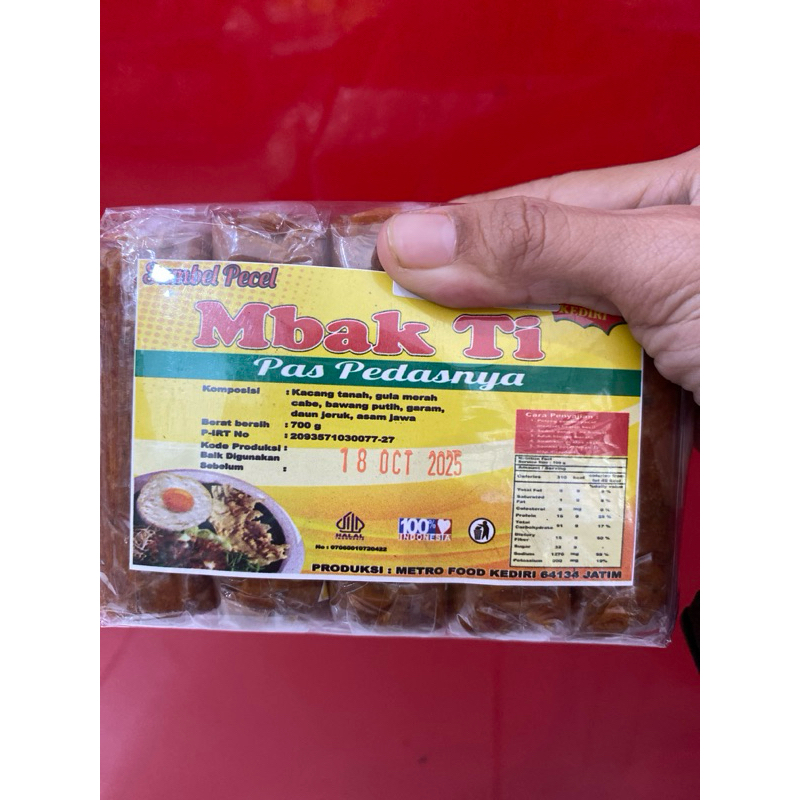 

Sambel Pecel Berat 700 Gram