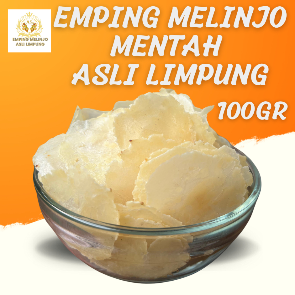 

EMPING MELINJO MENTAH SP 100GR ORIGINAL ASLI LIMPUNG