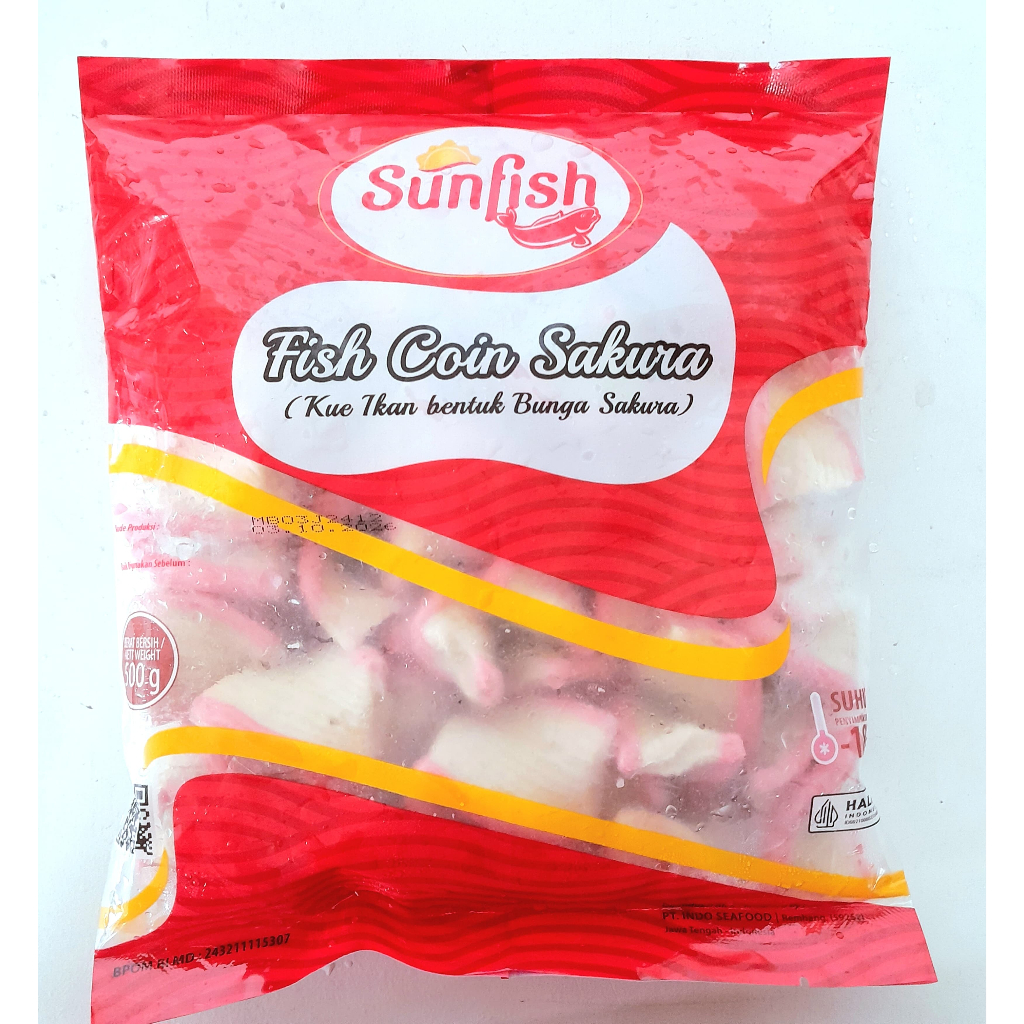 

SUNFISH fish coin sakura 500gr