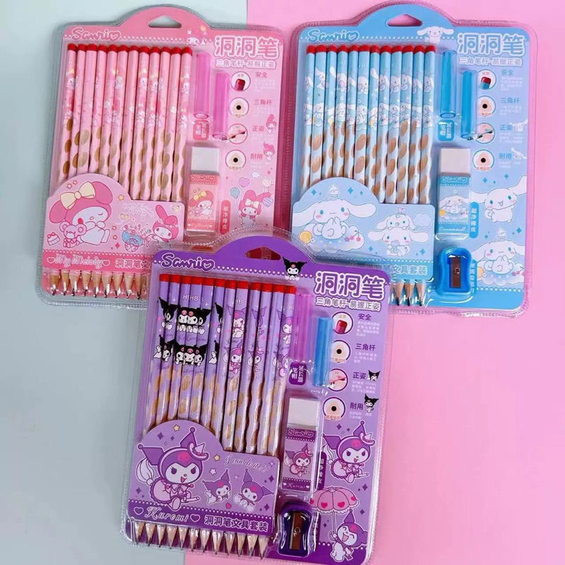

MJ59 Pensil Batang Serut Motif Kuromi Melody Cinnamorol