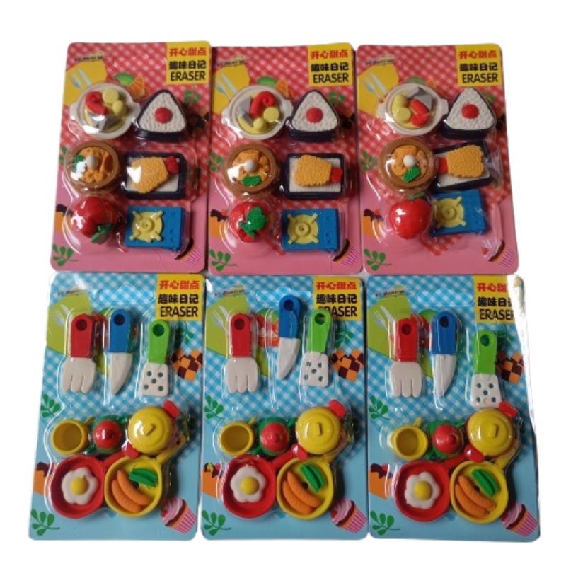 

Penghapus 1set Motif Lucu - Eraser Karakter