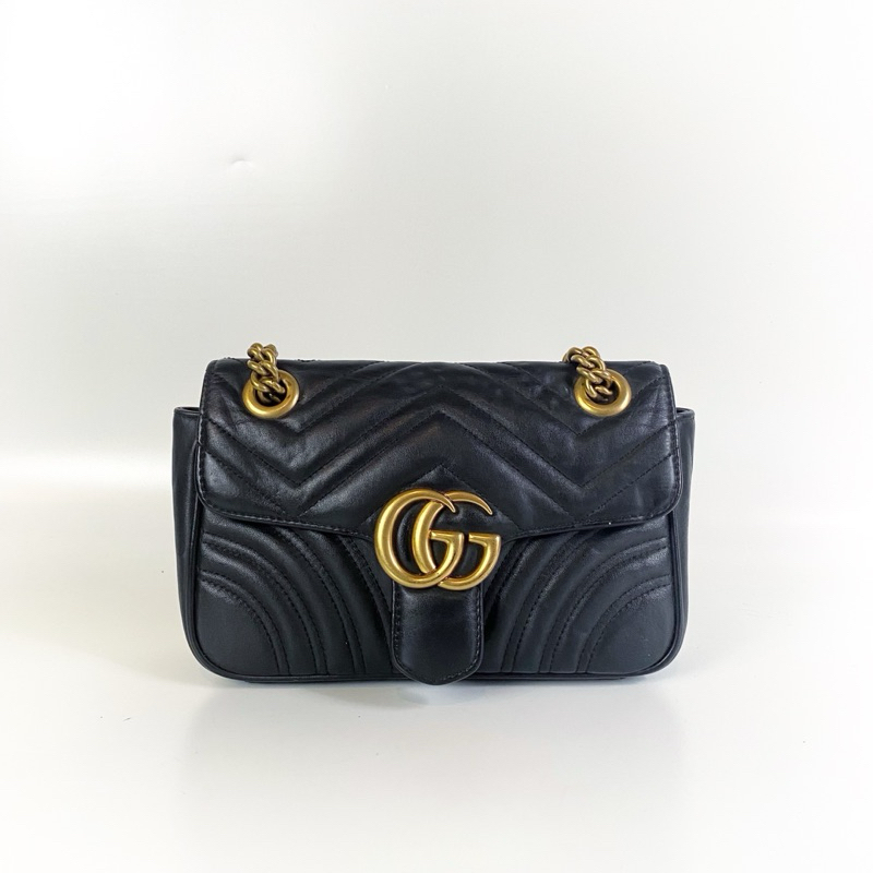PRELOVED ORI Gucci Marmont Small Second - Tas gucci marmont preloved second