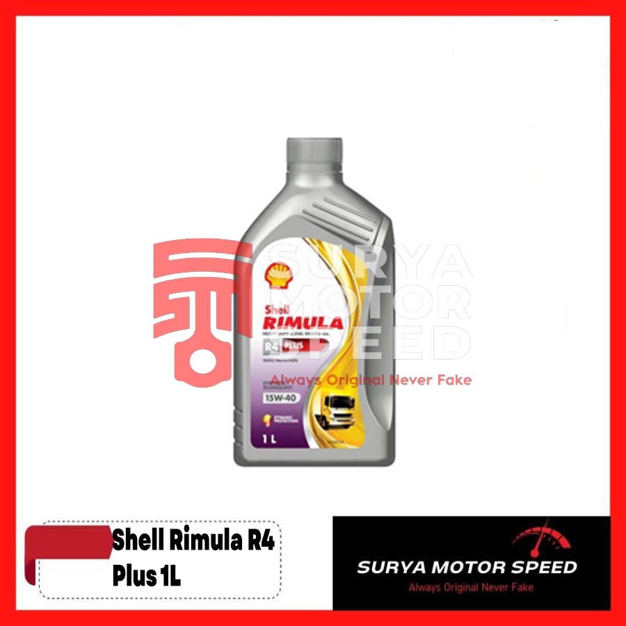 Oli Shell Rimula R4 Plus Mobil Diesel 15w40 MOBIL INNOVA FORTUNER PAJERO ISUZU NAVARA HILUX KIJANG