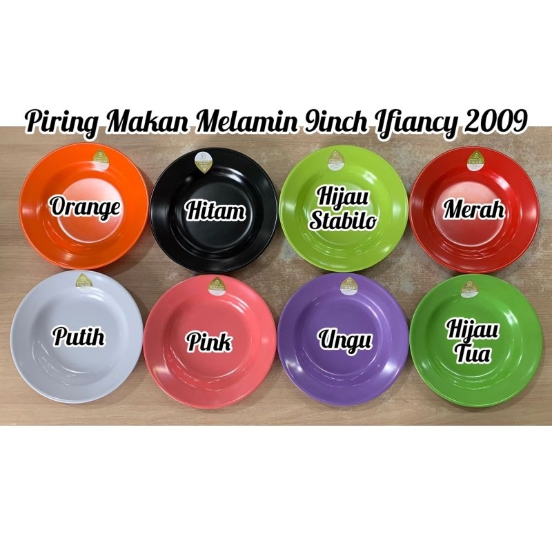 IFIANCY - PIRING MAKAN 9' /pcs
