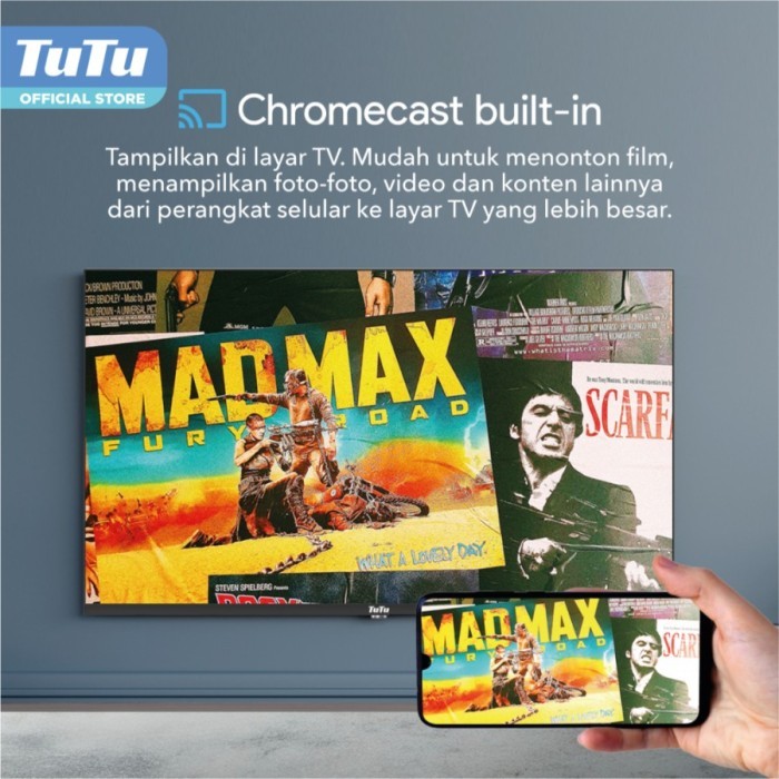 TUTU Smart TV | Digital TV| Coolita | 32 inch | LED TV | HD TV | Dolby