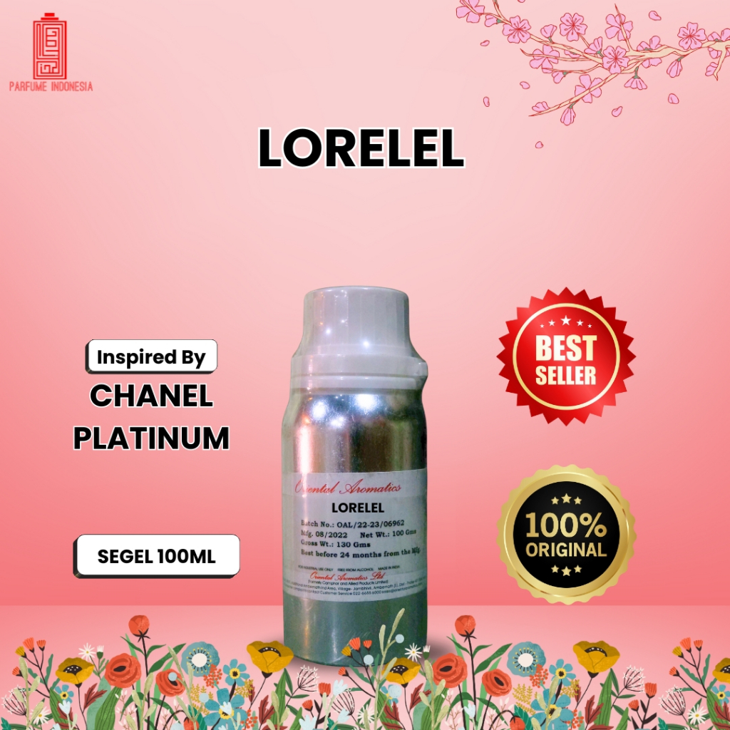 Bibit Parfum Murni LORELEL | C PLATINUM | Oriental 100ml Segel