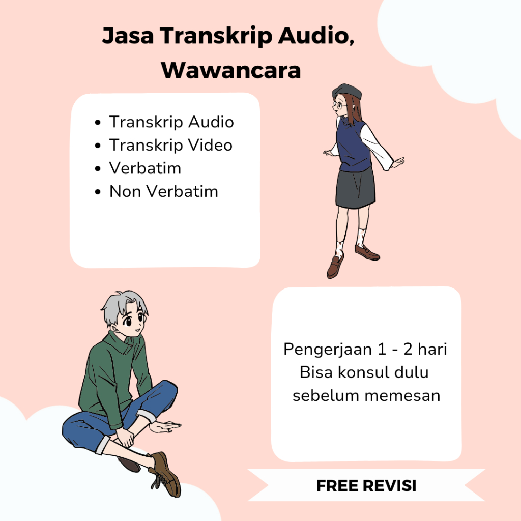 Jasa Transkrip Audio, Video, Ubah Audio,Video Wawancara ke Teks