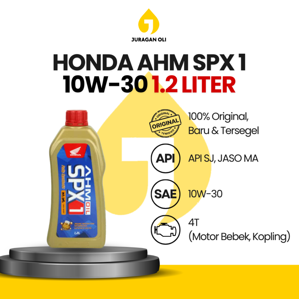 [ORIGINAL] Oli Motor HONDA AHM SPX1 1.2 LITER