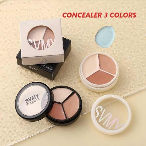 TRICOLOR CLEAR CONCEALER + SPONS JARI
