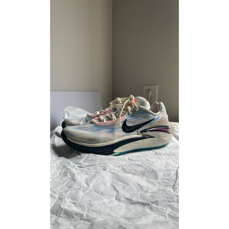 Nike Air Zoom GT Cut 2 EP Sail pink Speel - 42 ( used ) original, sepatu basket
