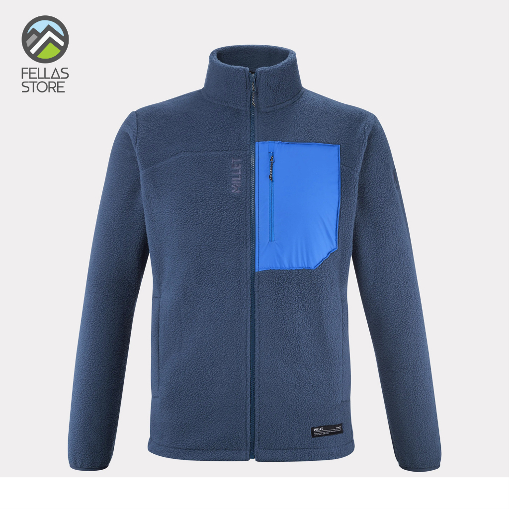 Millet - Cimai Fleece Sherpa Full Zip Jacket Navy Blue