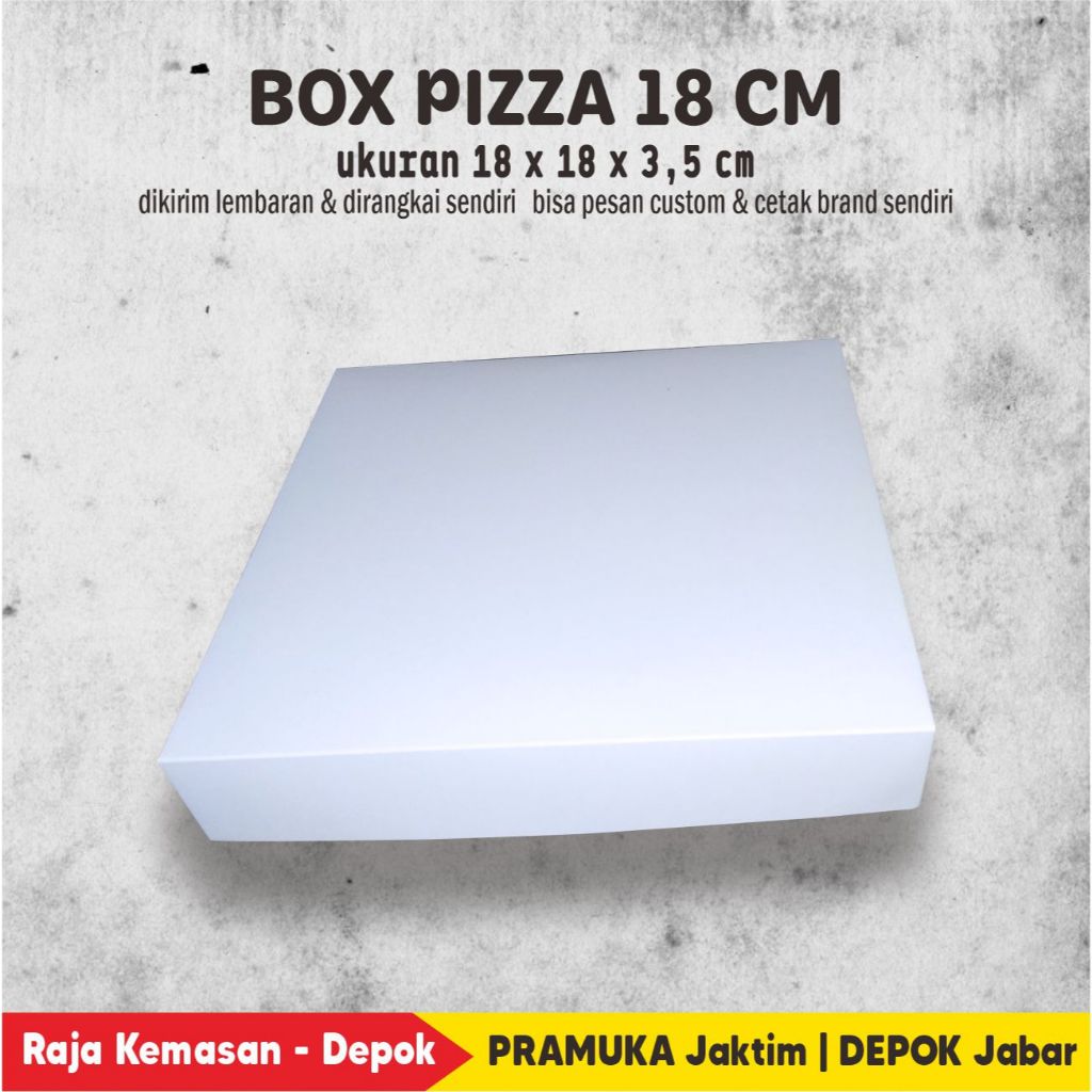 

RB BOX PIZZA POLOS 18 CM (28 pcs)