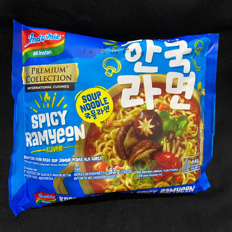 

INDOMIE KOREAN SPICY RAMYEON SOUP NOODLE MI KUAH INSTAN