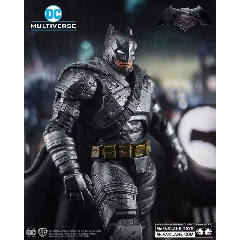 McFarlane Batman Armored Suit Dawn of Justice Batman Affleck BvS