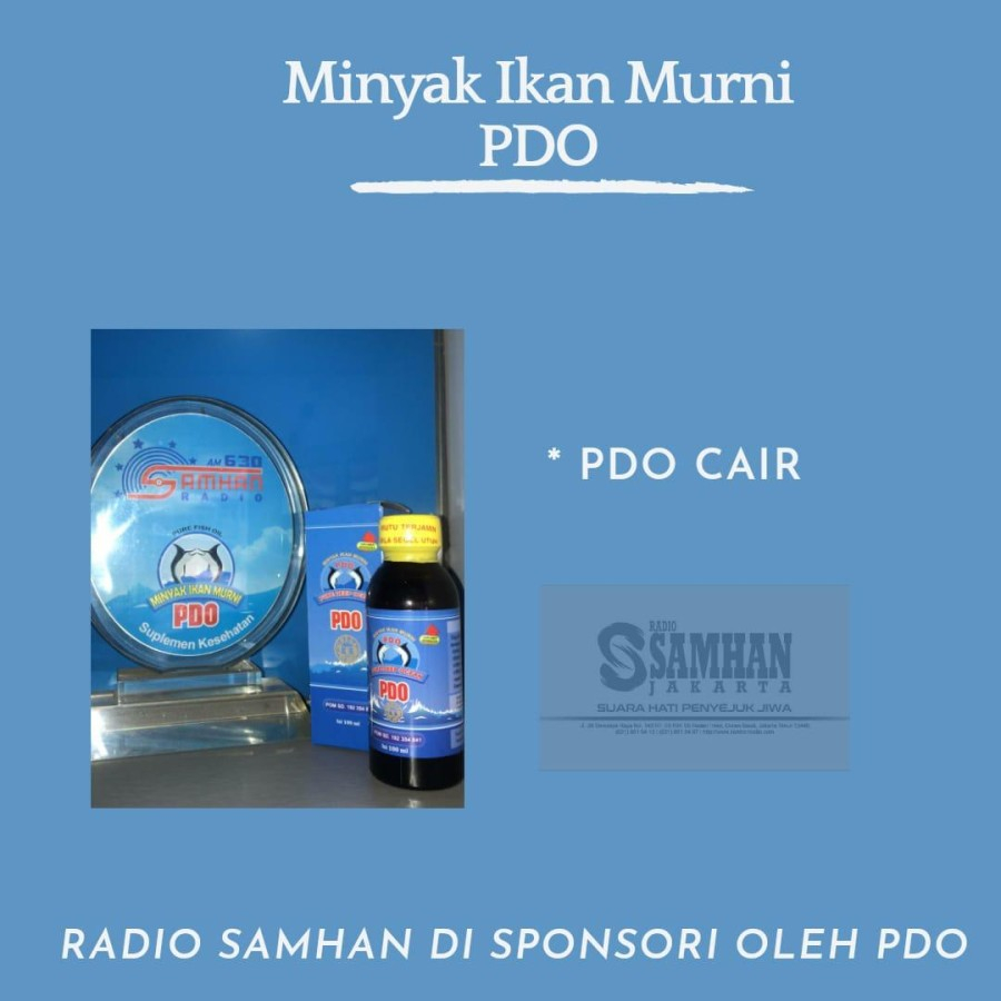 PDO CAIR Minyak Ikan Pure Fish Oil Vitamin E Omega 3 6 9 Suplemen