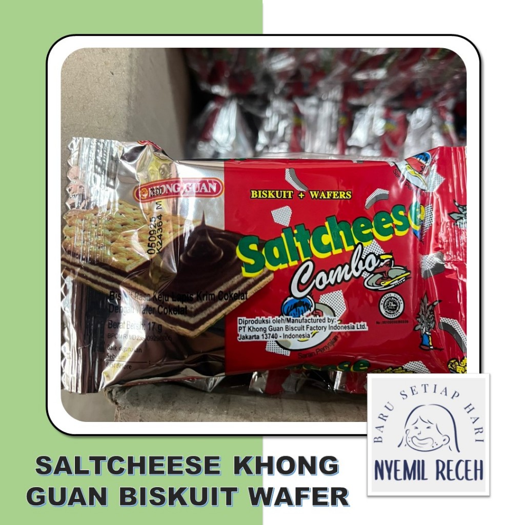 

Saltcheese Khong Guan Biskuit Wafer Isi 10pcs x 17gr