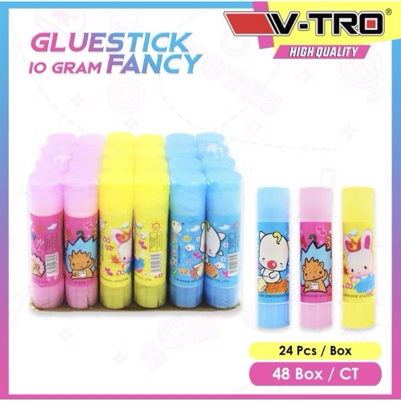 

glue Lem Perekat kertas Tangan Sekolah kantor batang mini glue stick 10g murah meriah