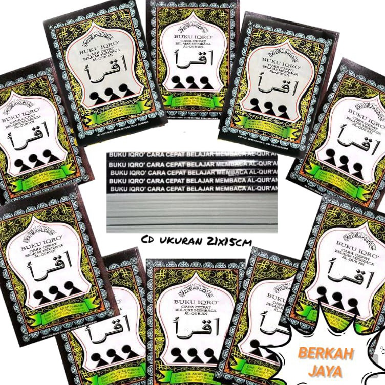 

PAKET 1 BUKU IQRO UKURAN BESAR 2 X 15 CM ART RI9