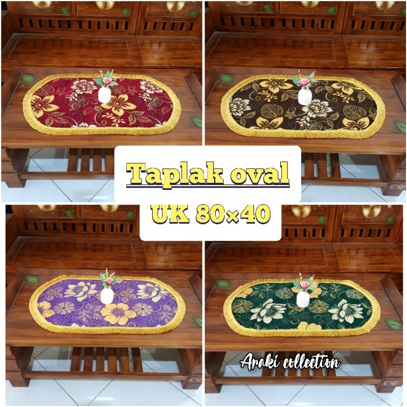 Taplak Meja Rumbai Ruang Tamu