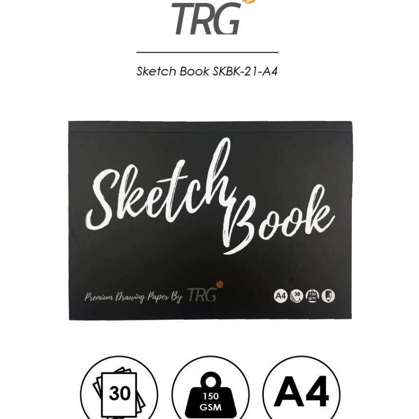 

Ekstra TRG Sketchbook Sketch Drawing Book A4 15gsm SKBK21A4 Kes Buku Gambar Sketsa 15 gsm TRG