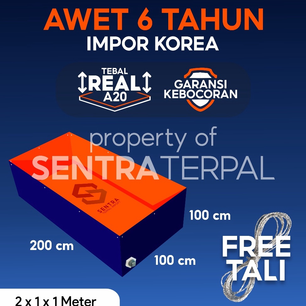 Belanja disini Kolam Terpal 2x1x1  1x2x1  2x1x1  1x2x1 Tebal A2  A15  A12  A8  A5  A3 Kolam Terpal K