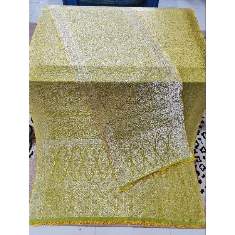 songket pandai sikek bahan sutra benang satu