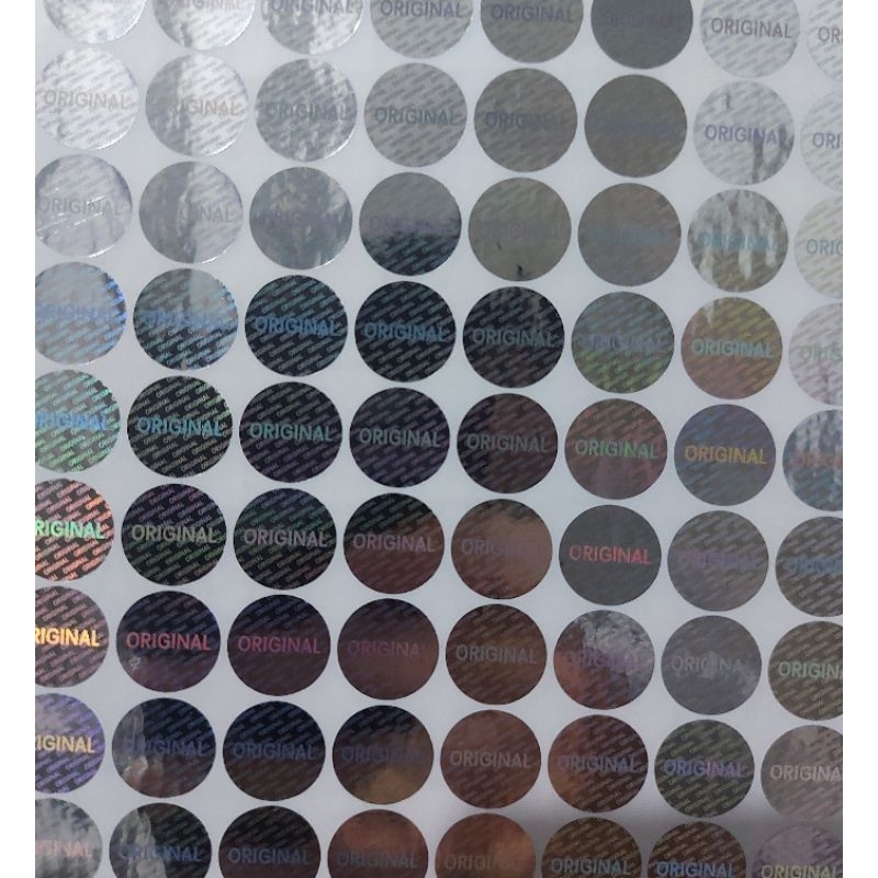 

stiker segel hologram original 1,5 cm