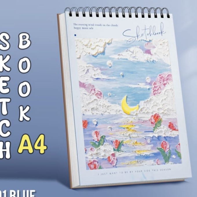 

Grosir Sketchbook A4 Buku Gambar A4 Buku Sketsa Vertikal Jilid Spiral 45 Lembar 9 Halaman
