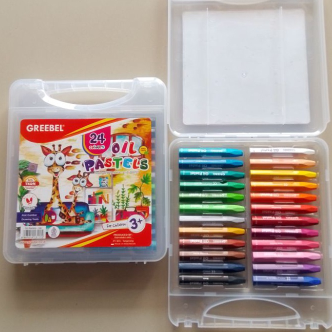 

Flash Sale Crayon Oil Pastel Greebel 24 Warna Set Orinal