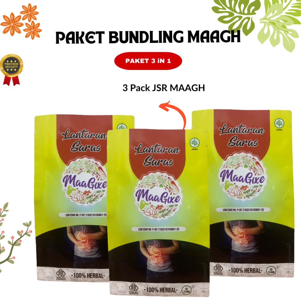 

JSR Maagh [PAKET BUNDLING] | Herbal Maagh Keluhan Lambung | Teh Celup Aslam