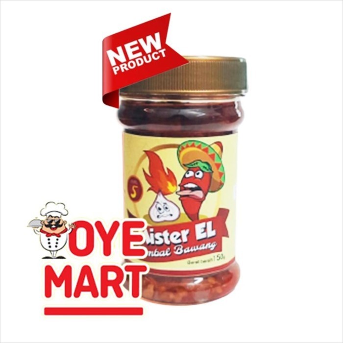 

MISTER EL SAMBAL BAWANG LV 5 150GR EXTRA HOT AWAS KETAGIHAN