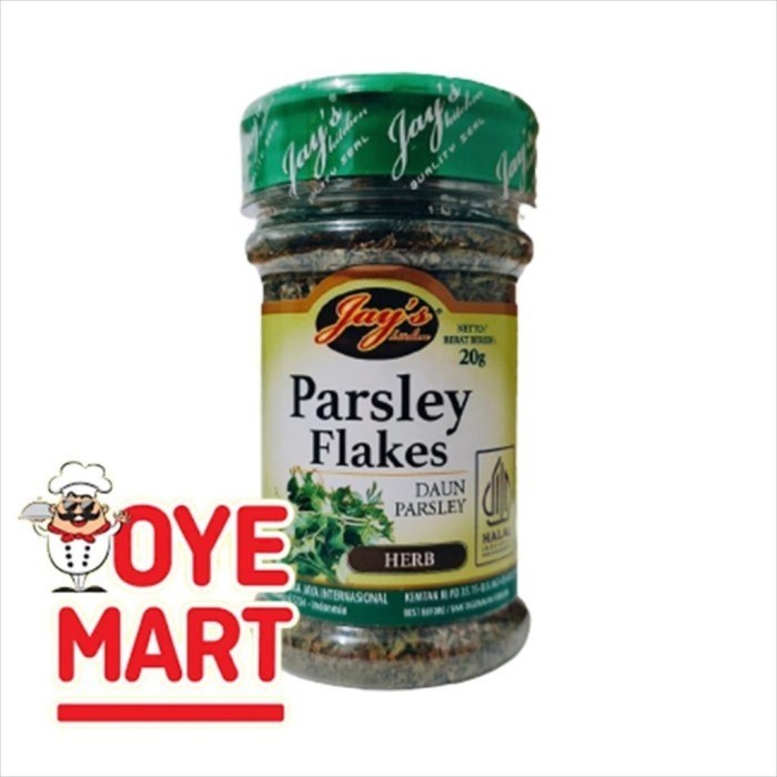 

JAYS PARSLEY FLAKES 20GR / DAUN PARSLEY