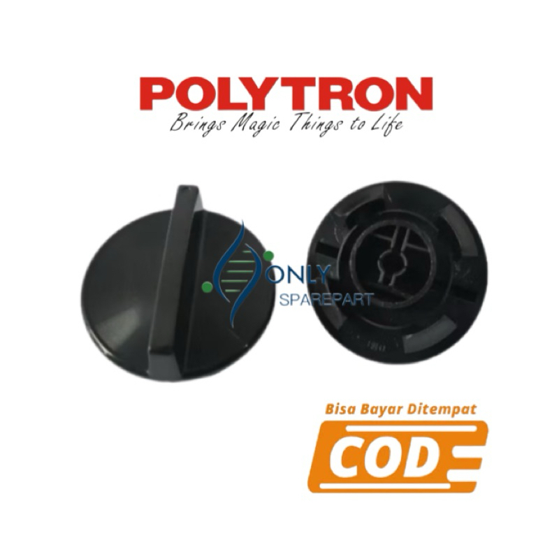 Knop Mesin Cuci Polytron Hitam / Knop Putaran Mesin Cuci Polytron 2 Tabung