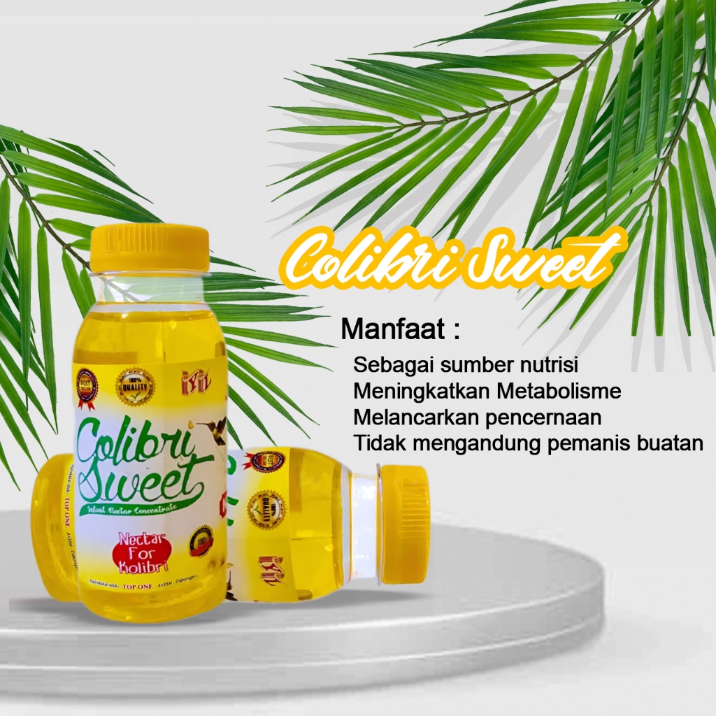 COLIBRI SWEET BOTOL VITAMIN BURUNG COLIBRI SWEAT MAKANAN BURUNG KONIN