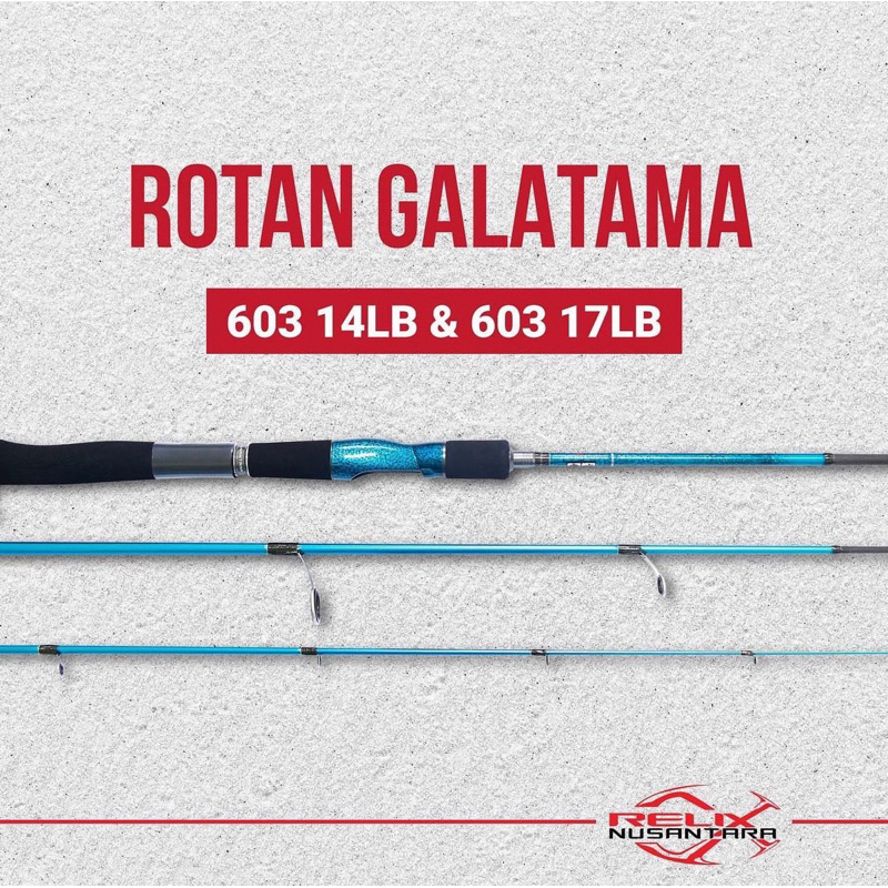 Rod / Joran Relix Nusantara Rotan Galatama