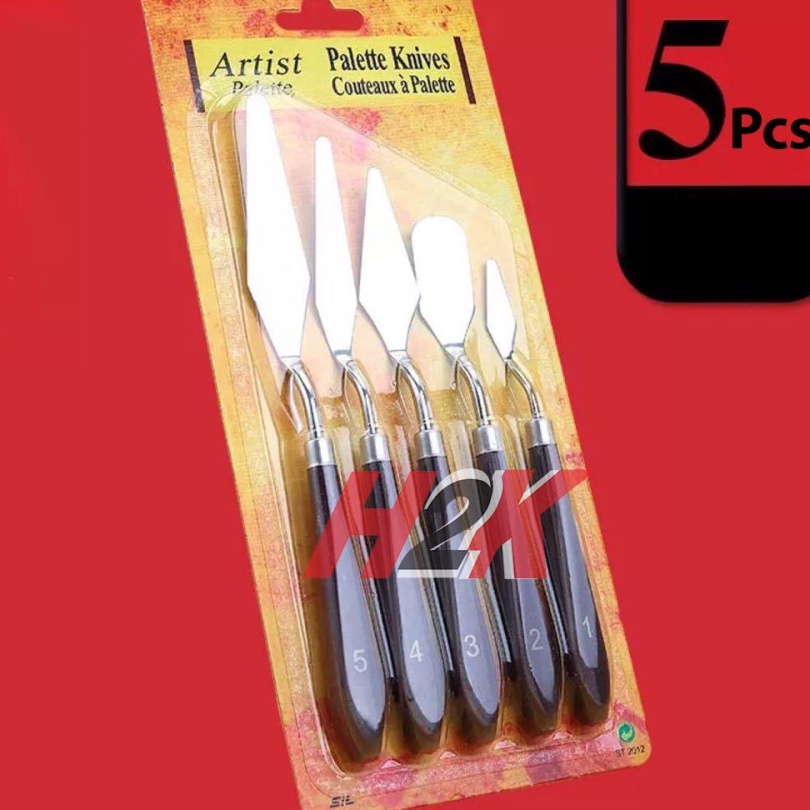 

Kilat Cake Painting Knife Pisau Palet Pisau Lukis Set Cake Buttercream