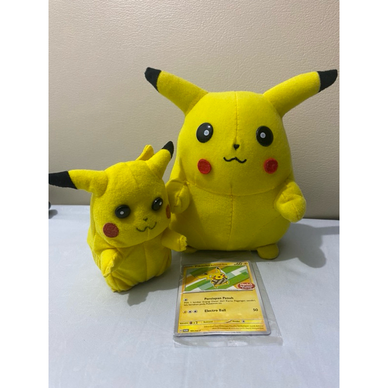 Take all Boneka Elektrik pikachu Vintage & Kartu Pikachu