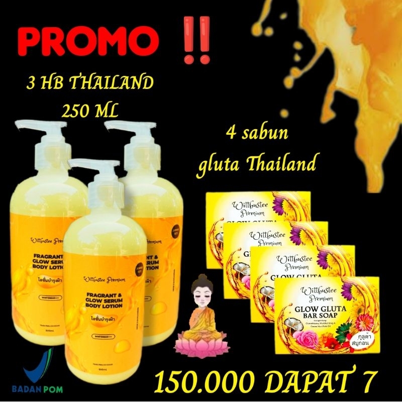 ( DAPAT 7 ) 3 hb Thailand 4 sabun gluta Thailand, hb Thailand virall bpom,hb pemutih, sabun pemutih,
