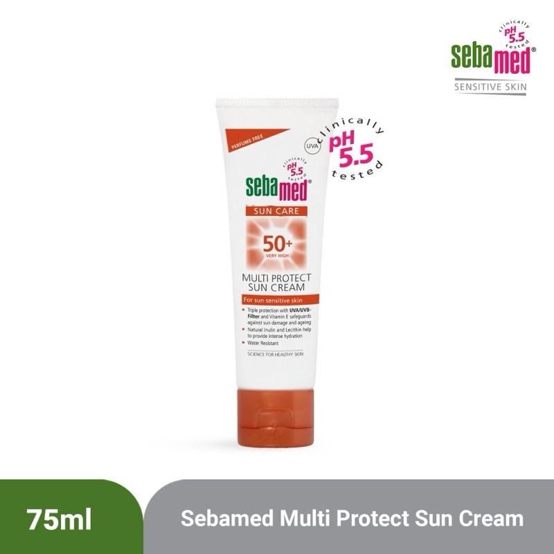 Sebamed Sun Cream SPF 50 Sunblock 75ml Krim Tabir Surya 75 ml Sebamed Suncream SunBlock SPF 50