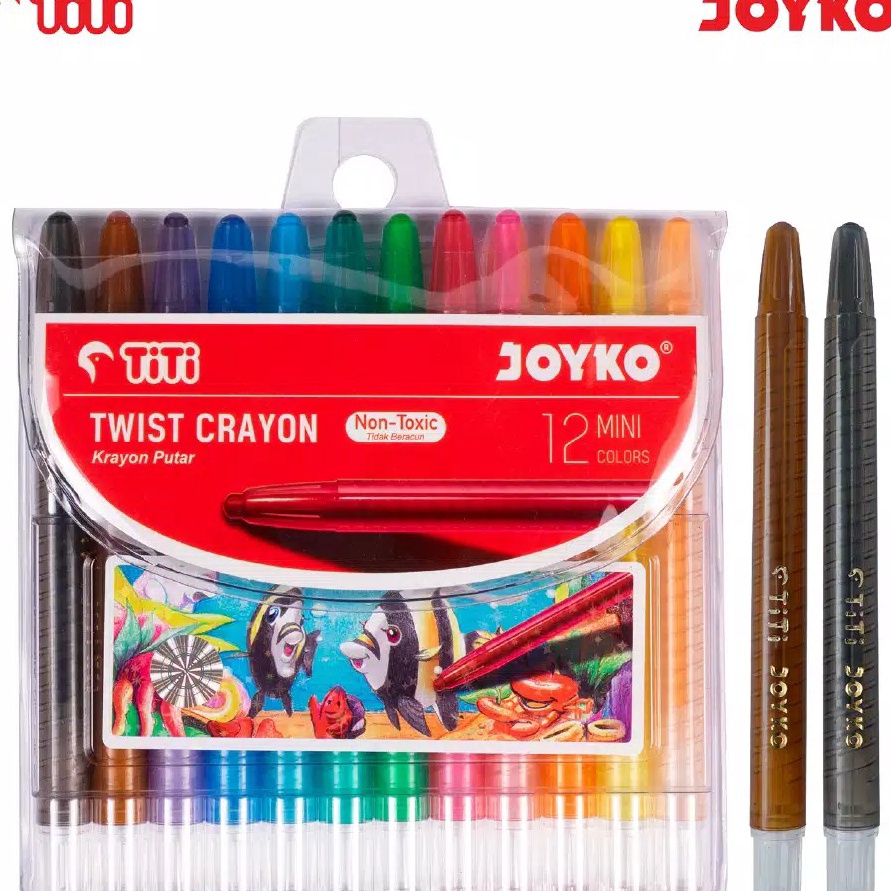 

Boom TWIST CRAYON PUTAR JOYKO TITI TICP12 M 12 WARNA TI 12 M PASTEL KRAYON TIDAK BE TWCR