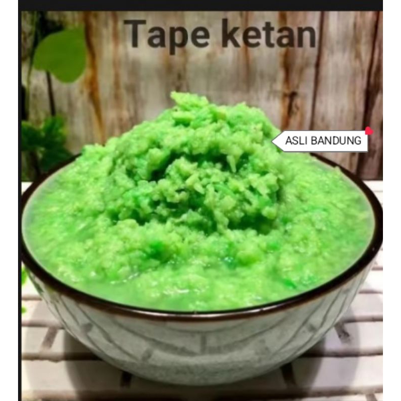 TAPE KETAN IJO PANDAN 500 gr KHAS BANDUNG MANIS MURAH
